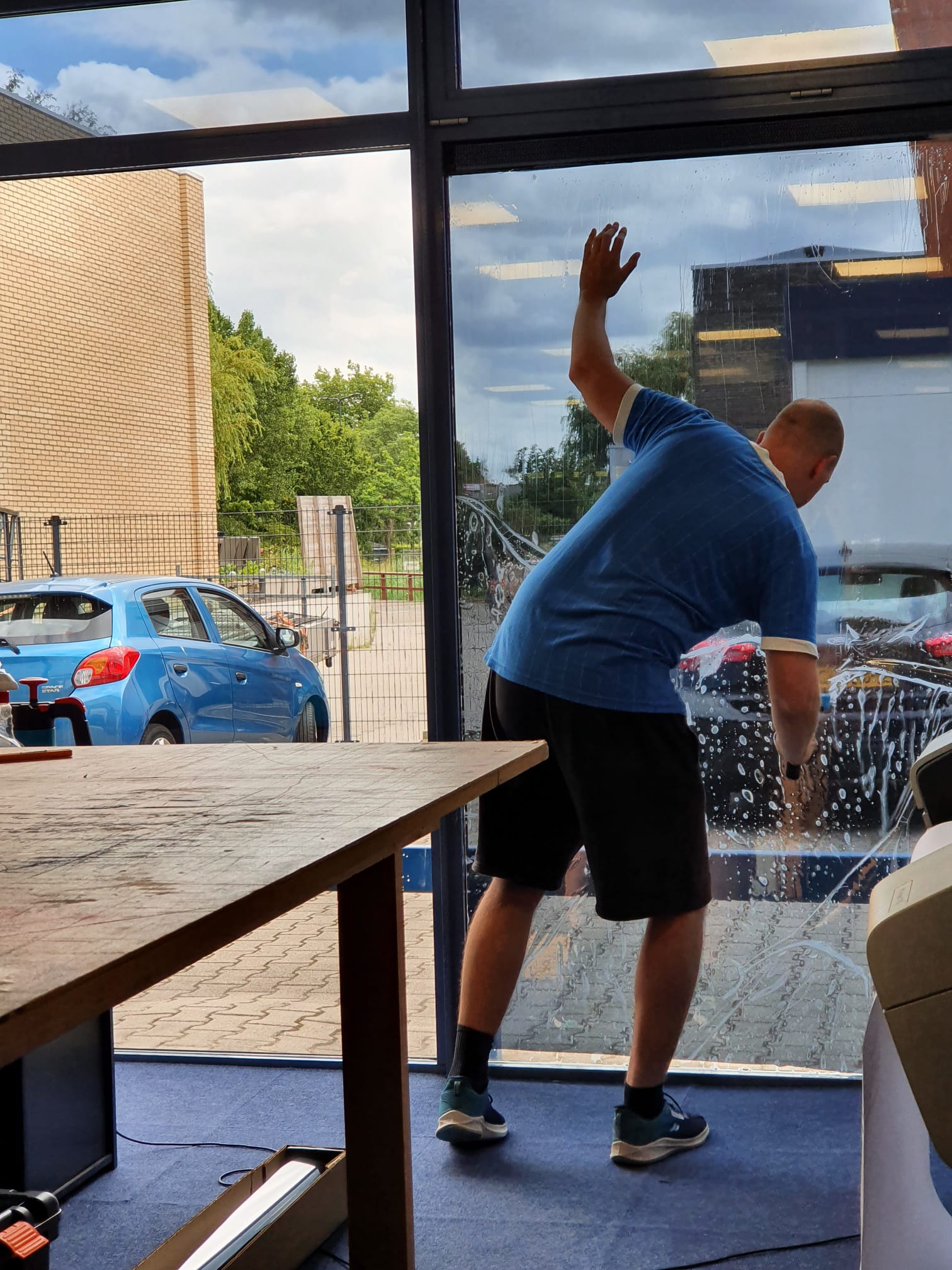 zonwerende folie binnen